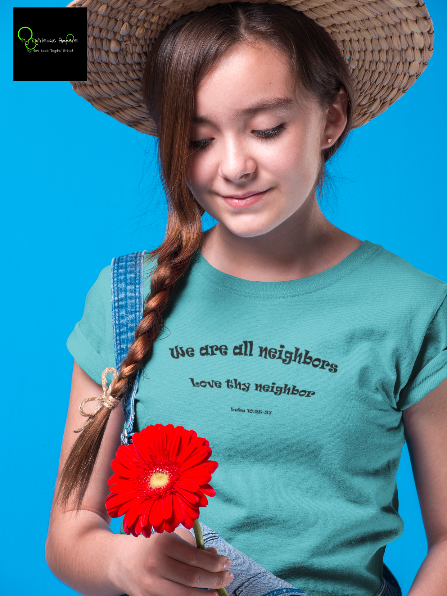 Girls Princess Tee "Neighbors" (4612668588126)