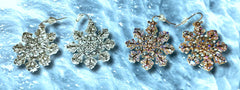 snowflake earrings