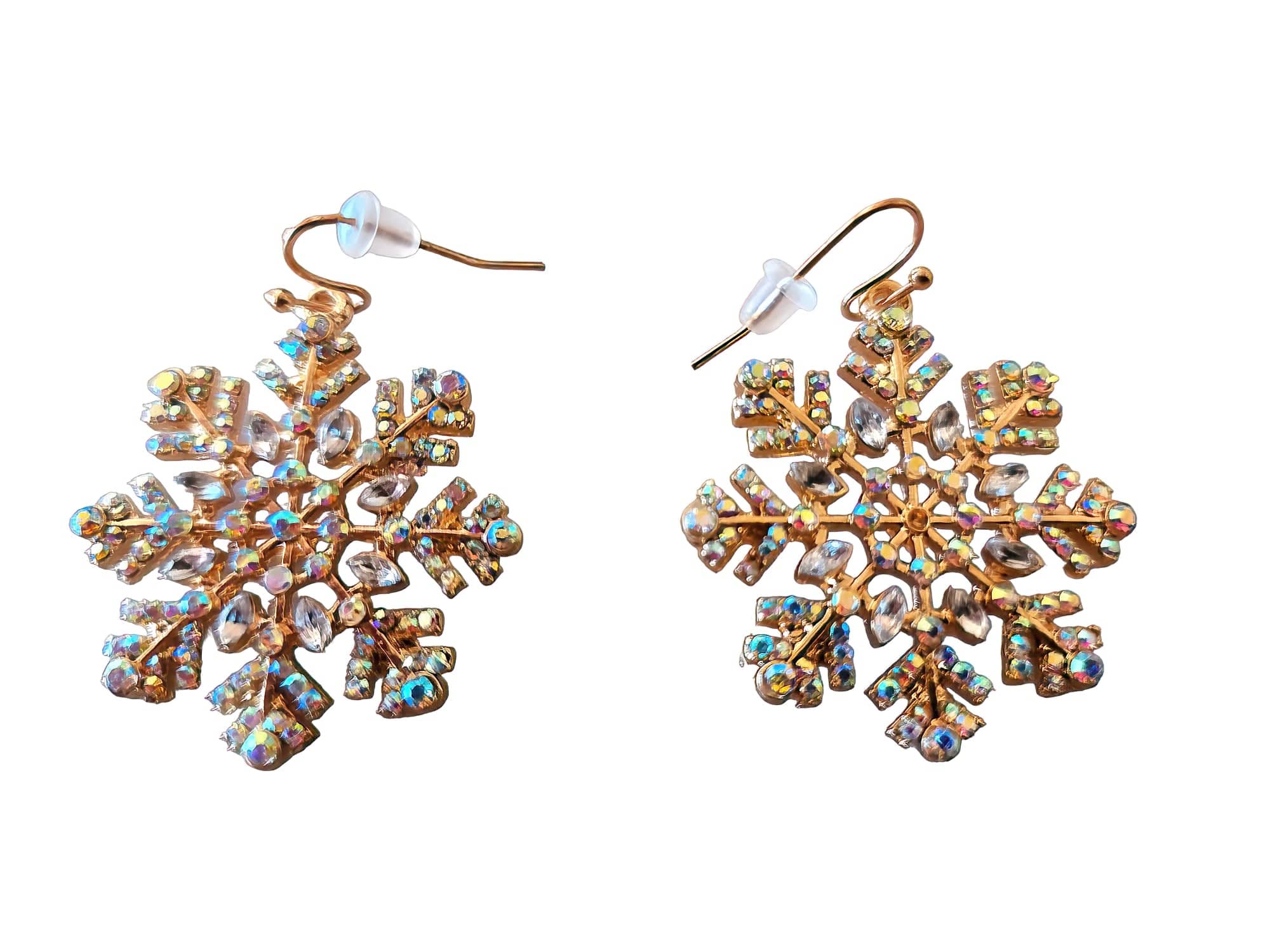 snowflake earrings