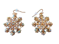 snowflake earrings