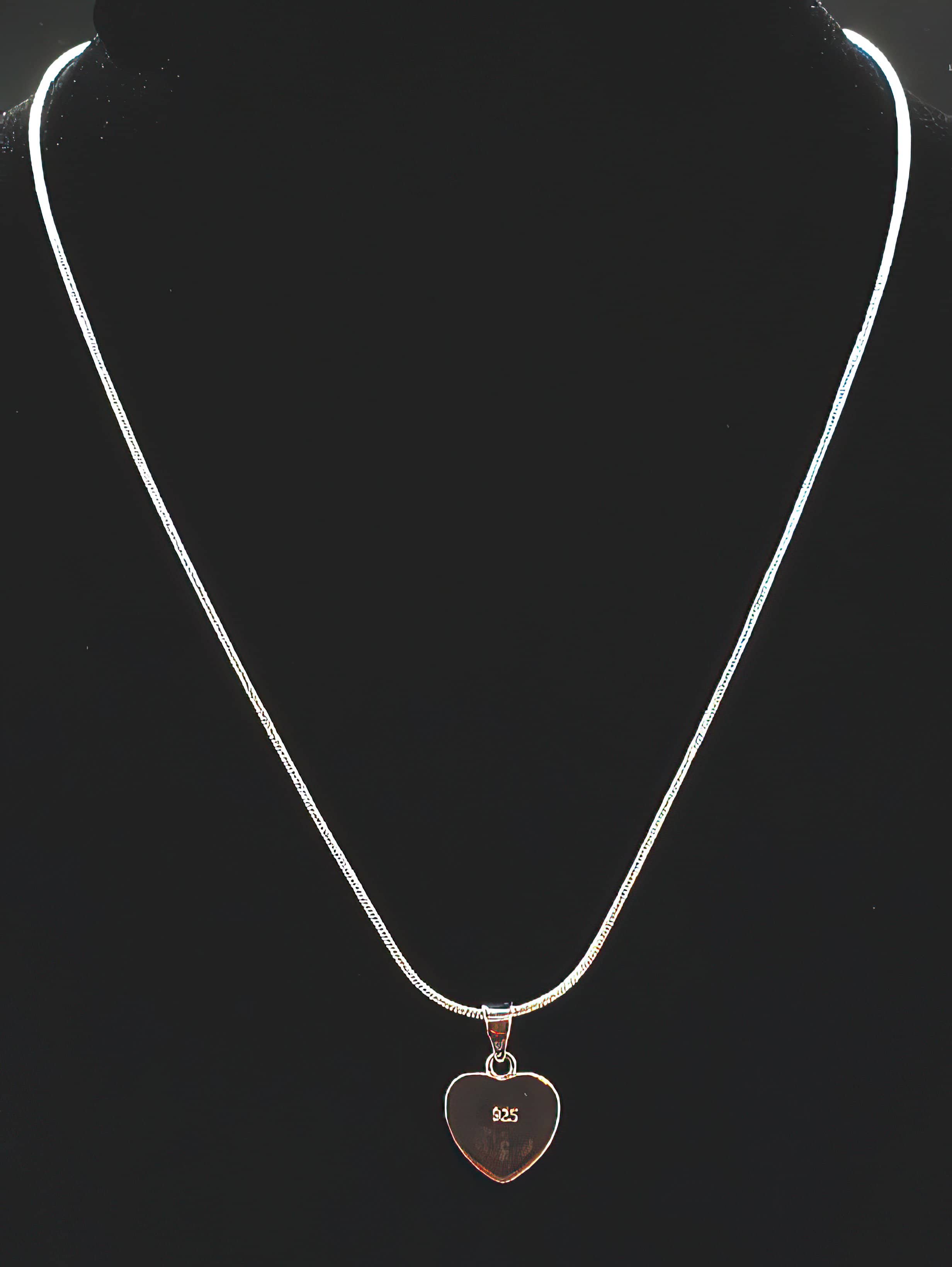 White Opal Heart 925 Solid (4702932238430)