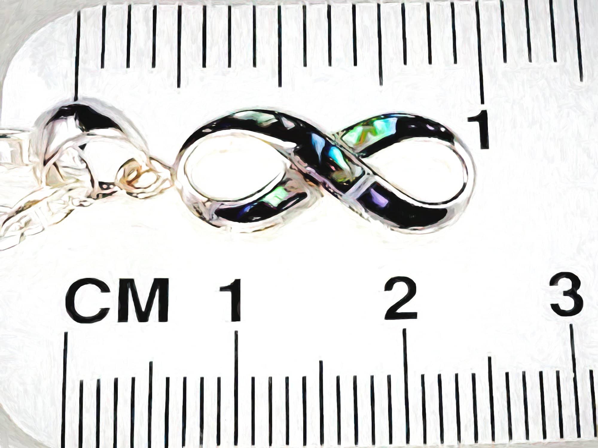 Abalone Infinity 925 Solid Sterling Silver Necklace (4703078023262)