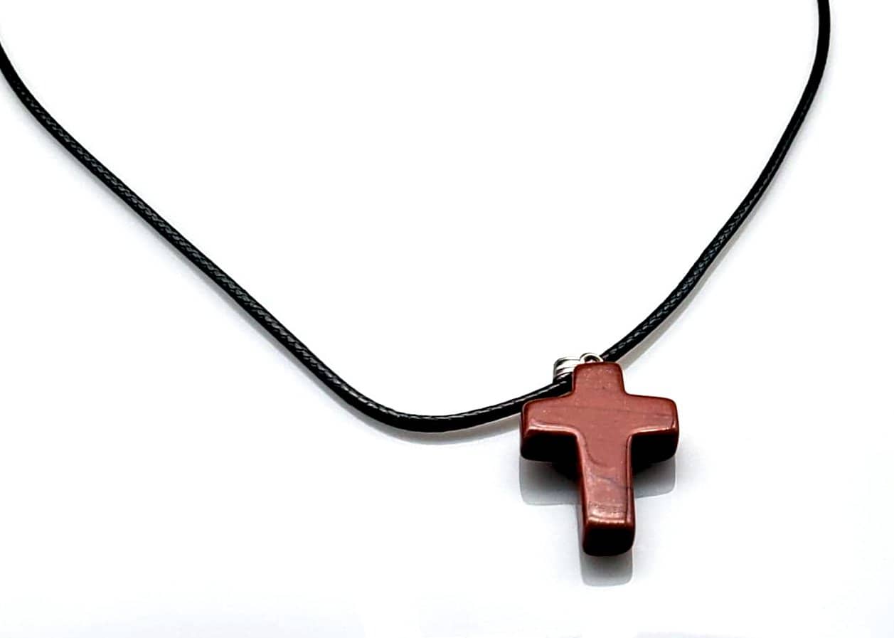 Red Jasper Gemstone Necklace (6078891688128)