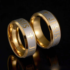 Jesus Stainless Steel Rings in 5 Styles Ships Free from the USA (3940338565214)