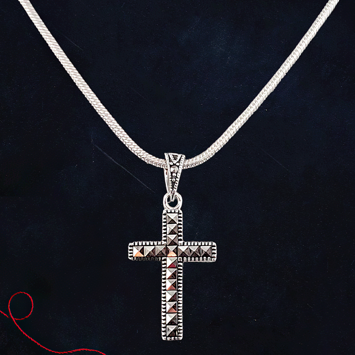 Marcasite Cross