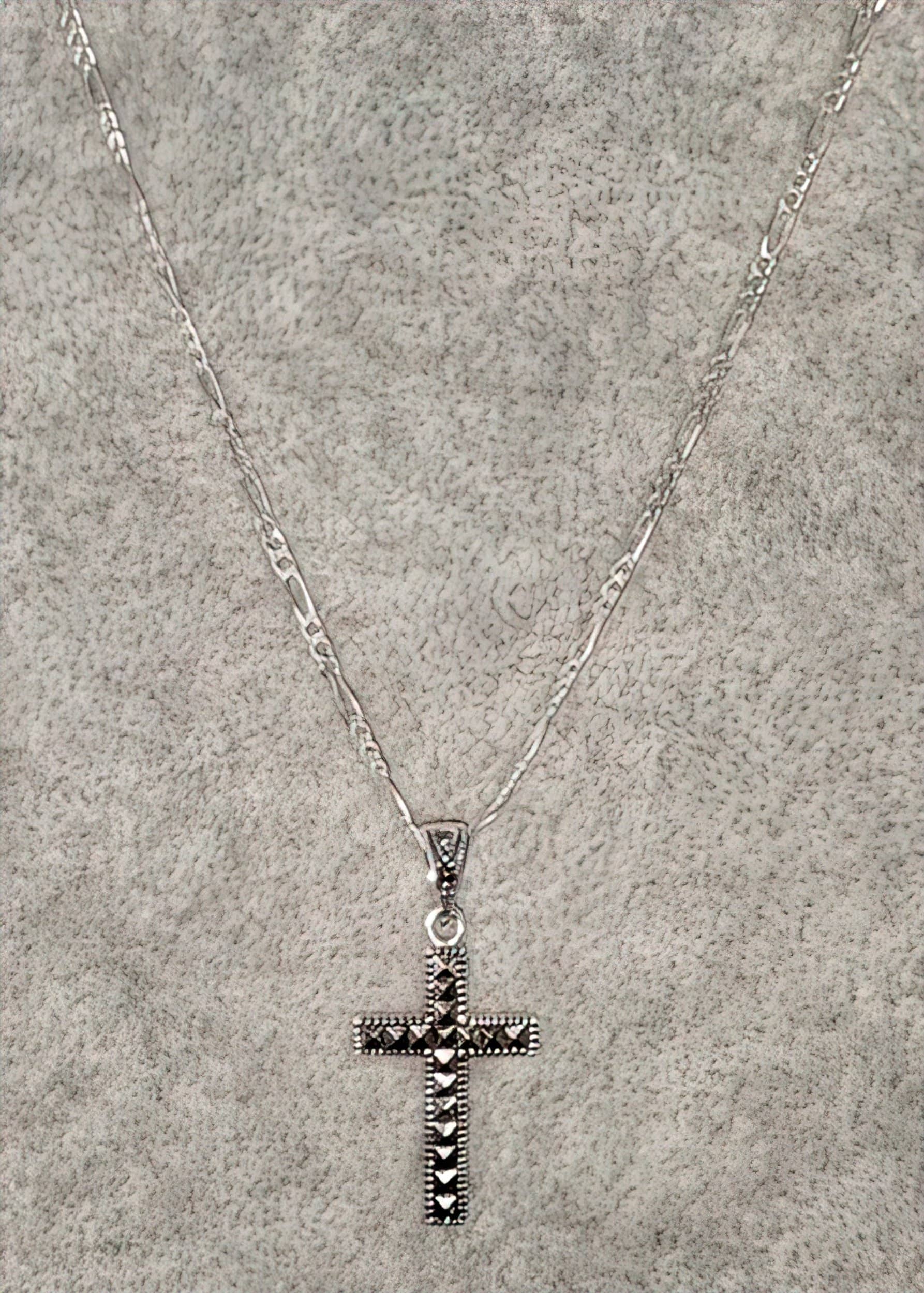 Marcasite Cross