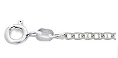 Italian Made Mariner Chain 060-2.3MM .925 Solid Sterling Silver Necklace (4589169770590)