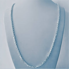 Italian Made Mariner Link Chain 080-3.0MM .925 SOLID Sterling Silver Necklace (4589169770590)