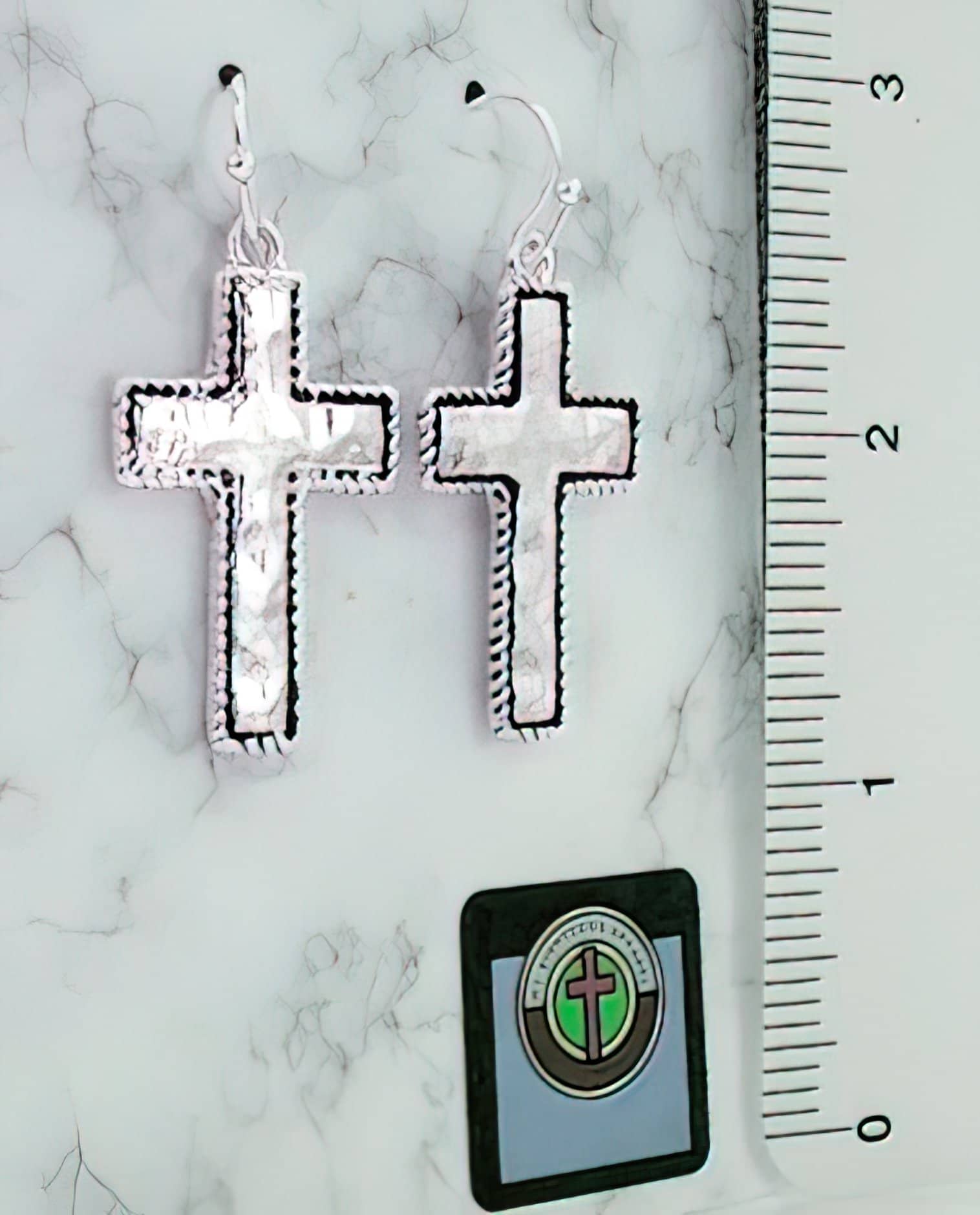 Cross Dangle Earrings