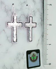Cross Dangle Earrings