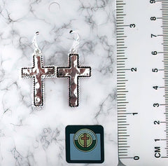 Cross Dangle Earrings