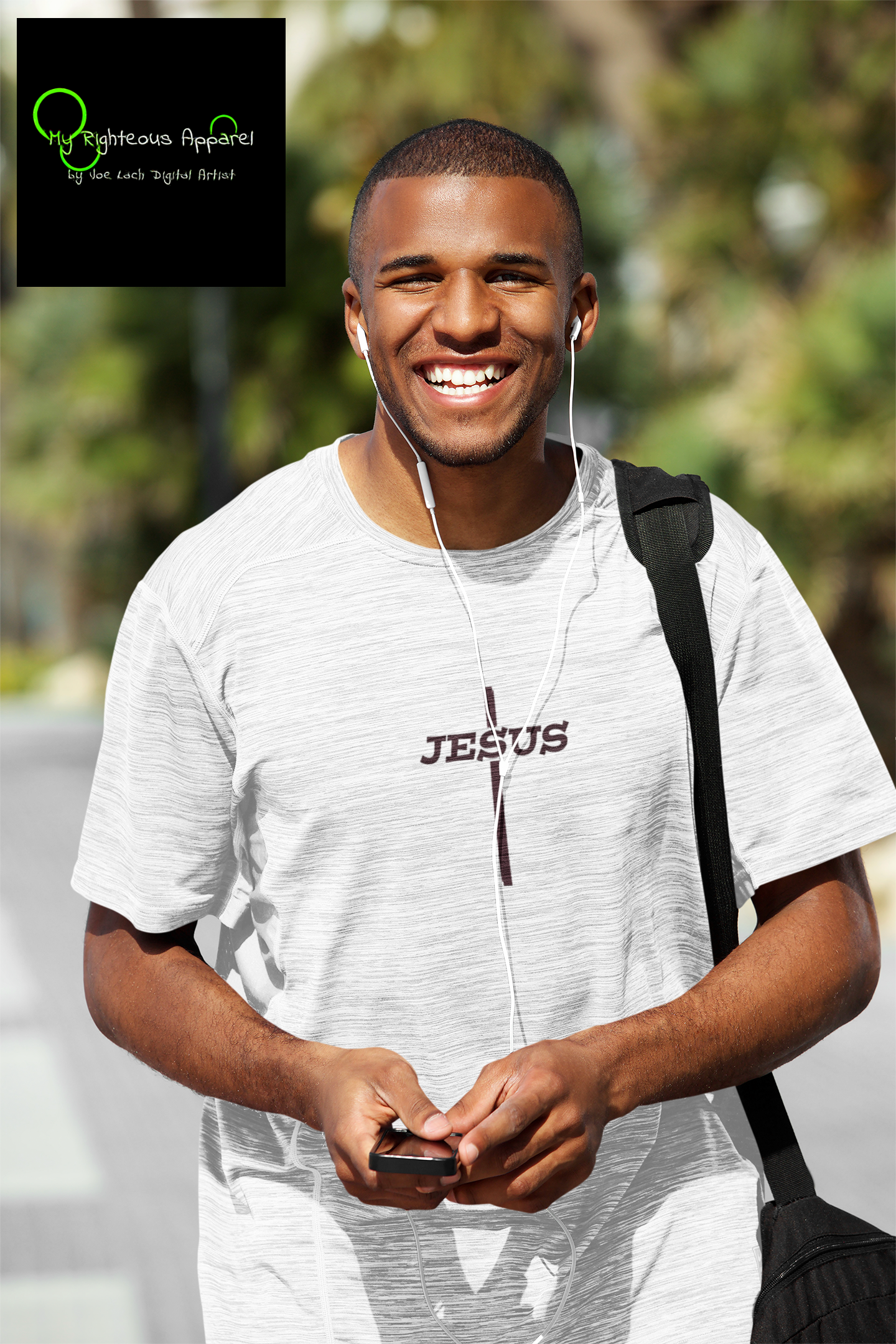 Bella & Canvas Short Sleeve Tee "Jesus Cross" c (4775008501854)