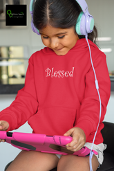 Youth Hoodie Sweatshirt "Blessed" in 4 Sizes