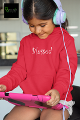 Youth Hoodie Sweatshirt "Blessed" in 4 Sizes