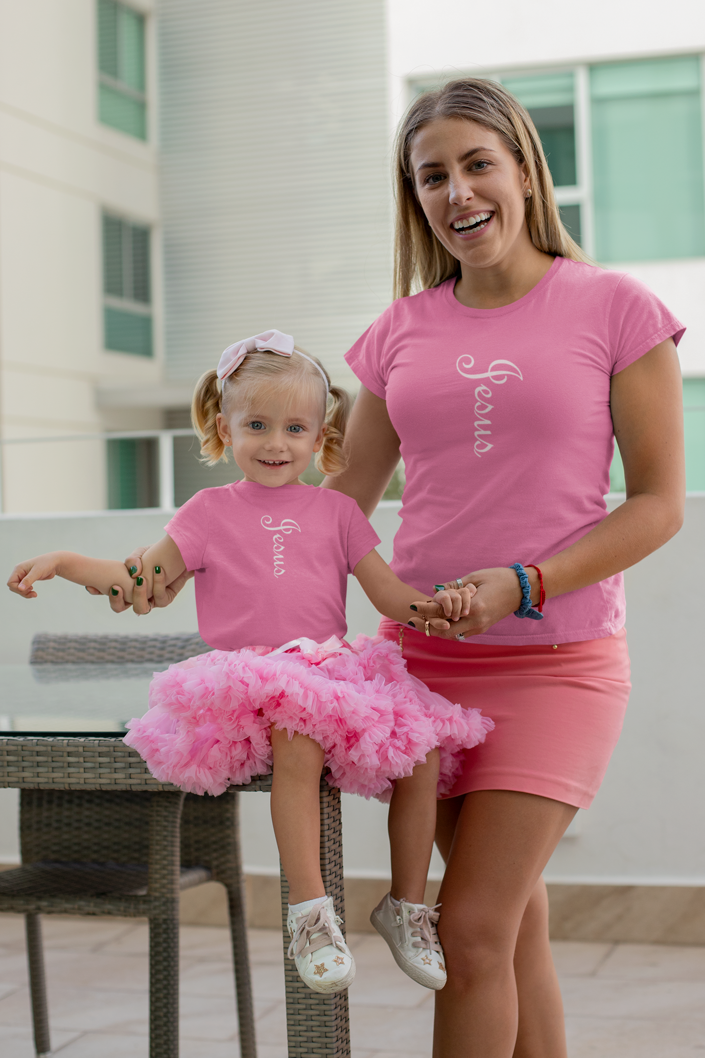 Girls Princess Tee "Jesus" in 5 Colors and 5 Sizes (4334978728030)