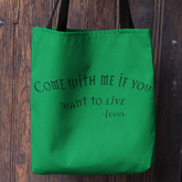 AOP Tote Bag "Come with Me" (6100164149440)