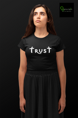 Bella & Canvas Short Sleeve Tee "Trust" white font (4771110781022)