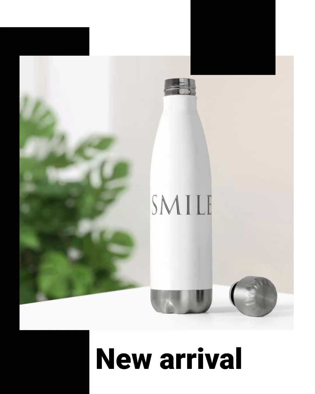20oz Insulated Bottle "Smile"