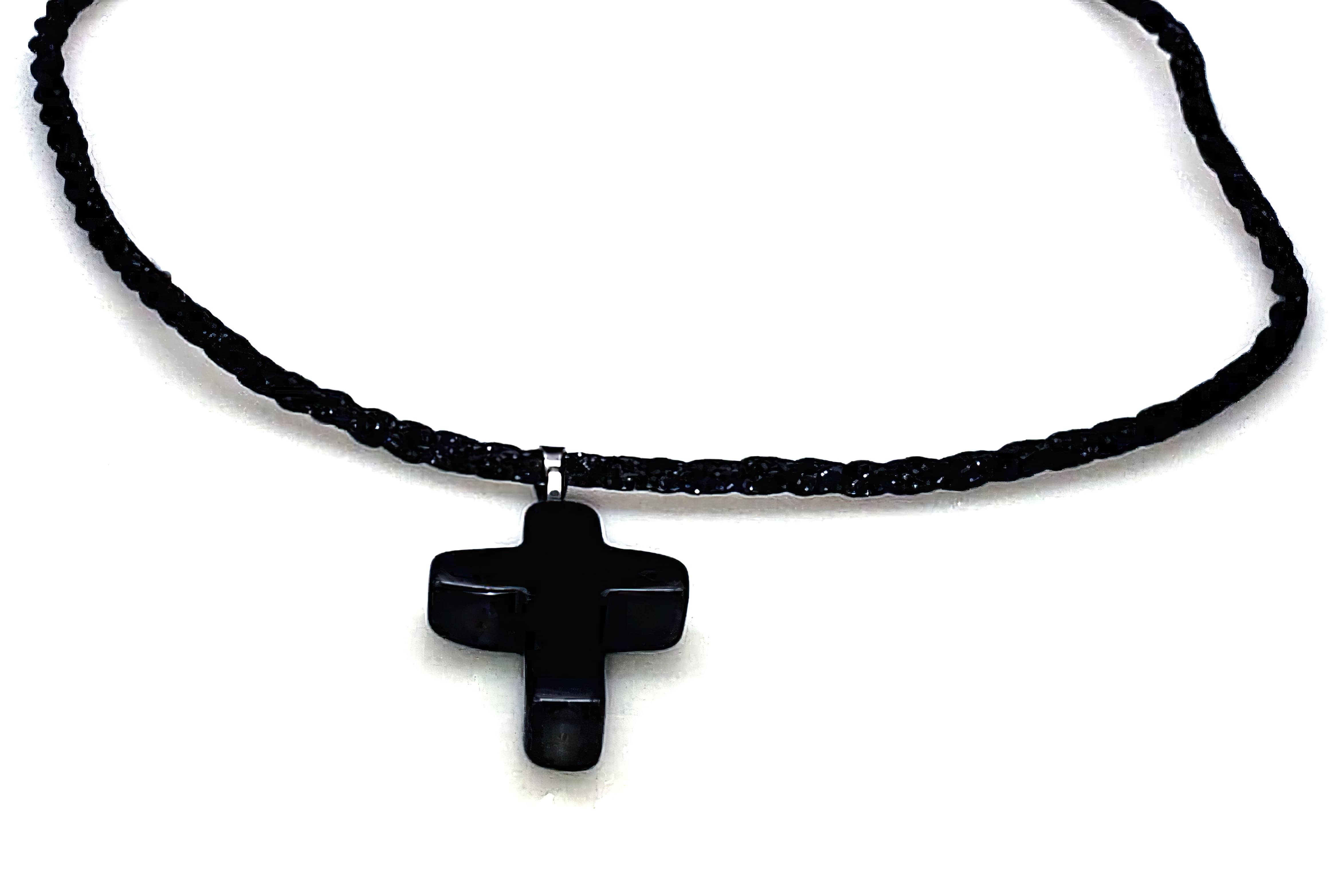 Obsidian Gemstone Necklace (4579758276702)