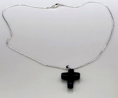 Obsidian Gemstone Necklace (4579758276702)