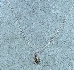 Heart Shaped Peridot