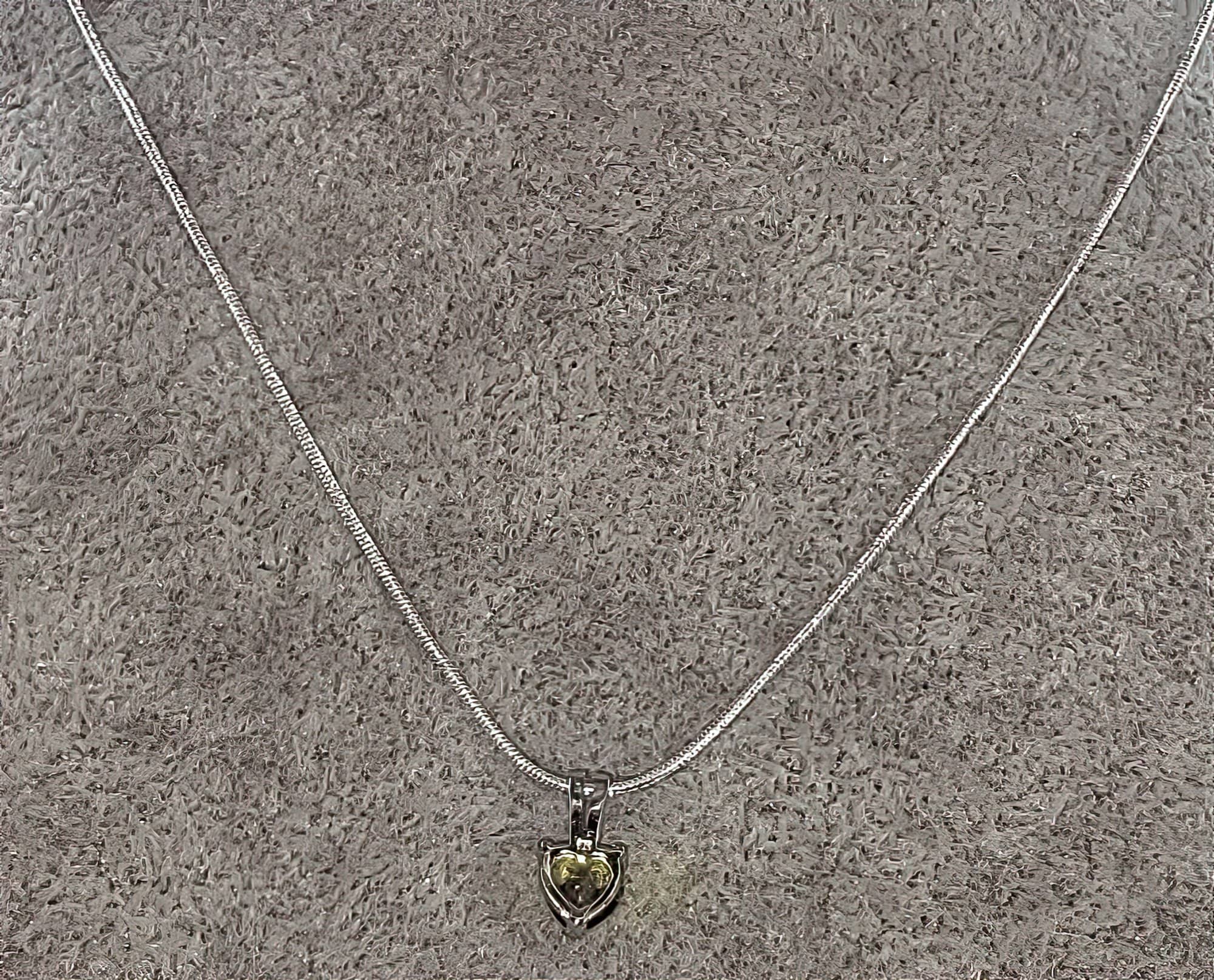 Heart Shaped Peridot