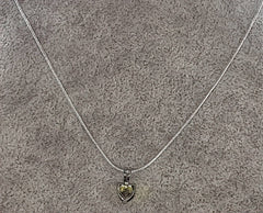 Heart Shaped Peridot