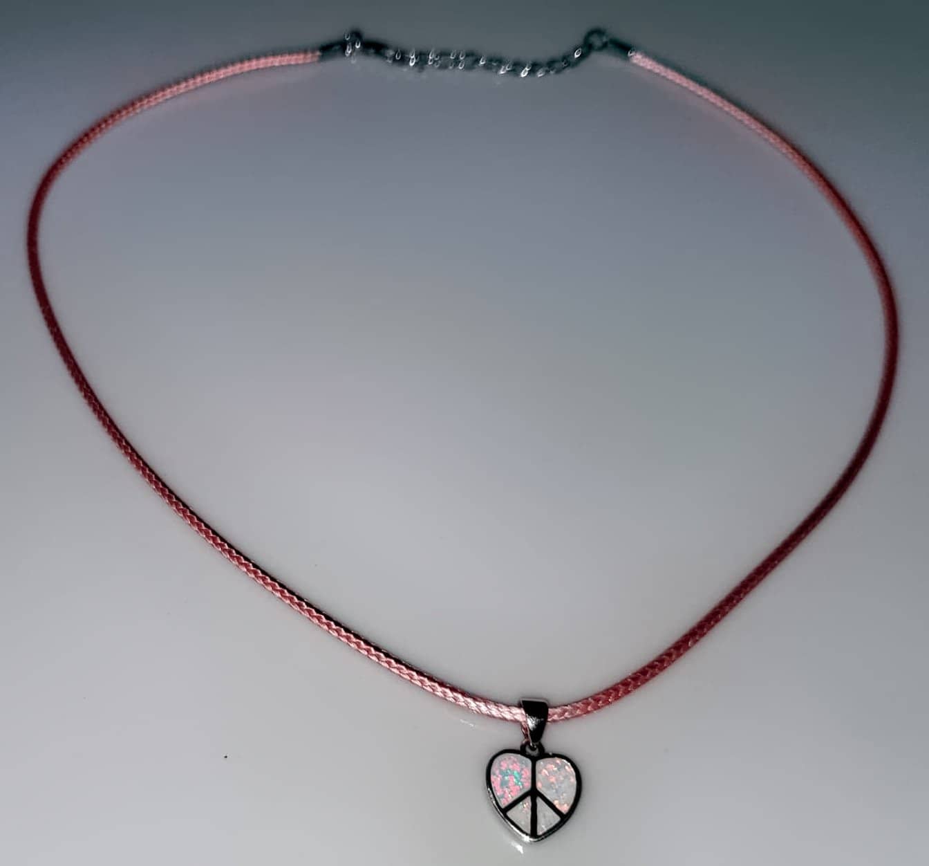 White Opal Heart 925 Solid (4702932238430)