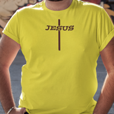 Bella & Canvas Short Sleeve Tee "Jesus Cross" c (4775008501854)