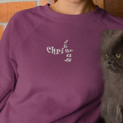 Heavy Blend™ Crewneck Sweatshirt "Jesus Cross" in 7 Colors and 8 Sizes (4408561598558)