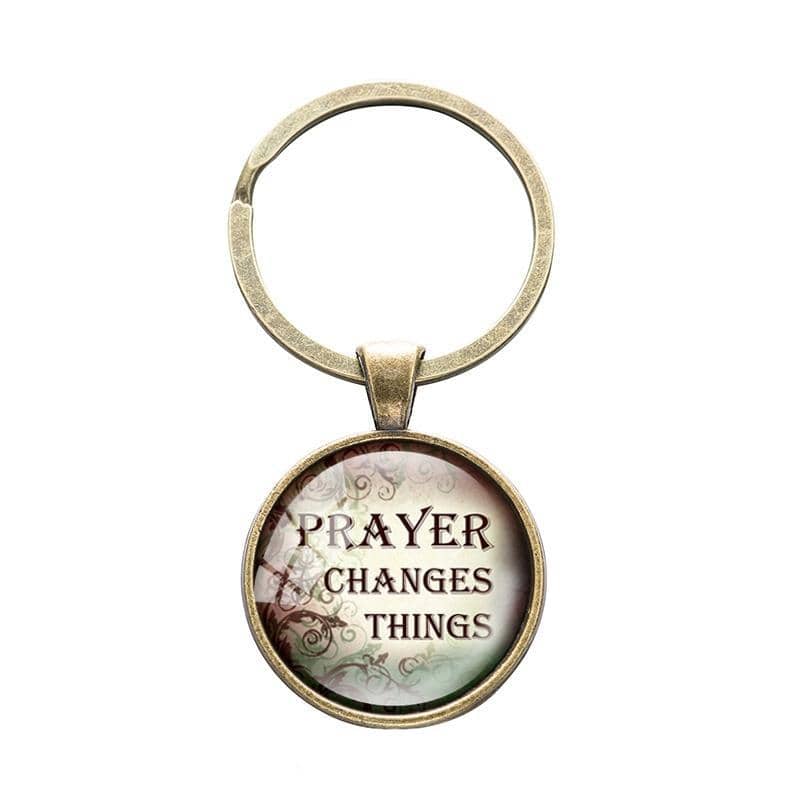 Bible Quote Keyrings with 4 Different Quotes-Free Shipping From the USA (3931781070942)