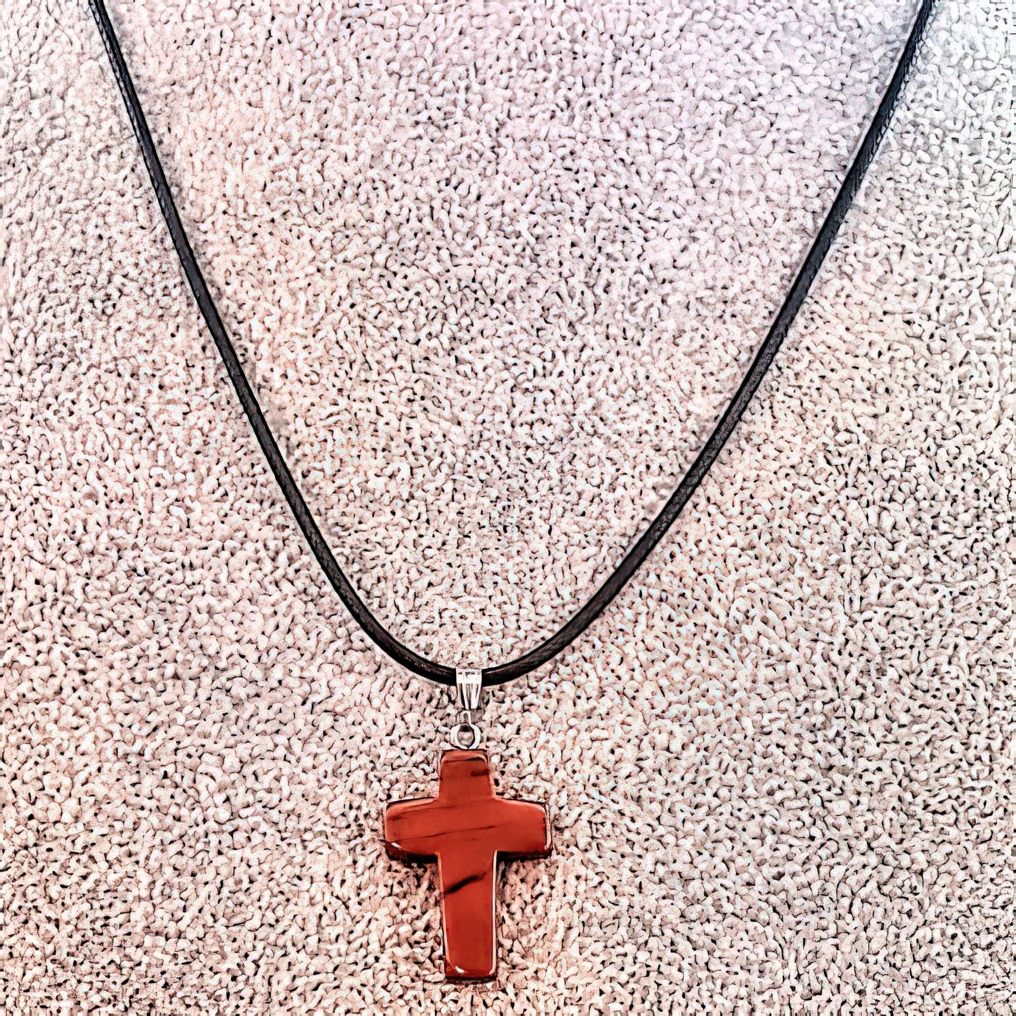 Red Jasper Gemstone Necklace (6078891688128)