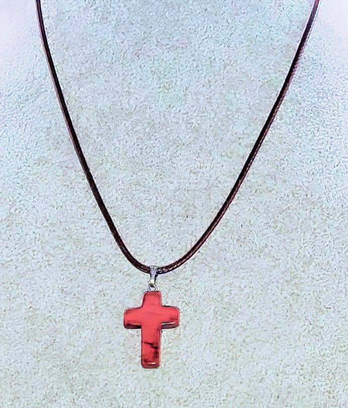 Red Jasper Gemstone Necklace (6078891688128)