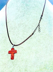 Red Jasper Gemstone Necklace (6078891688128)