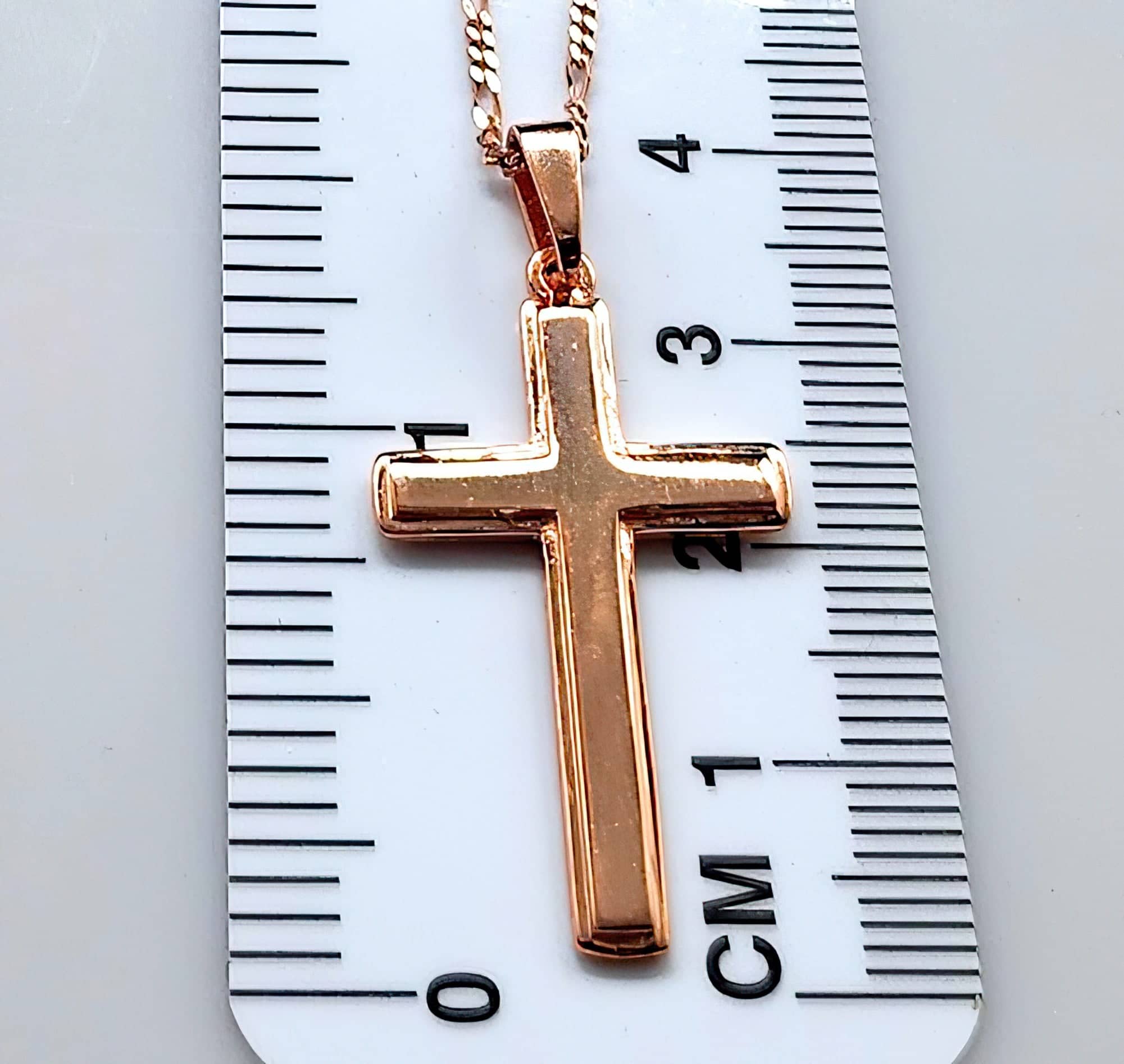 Rose Gold Cross