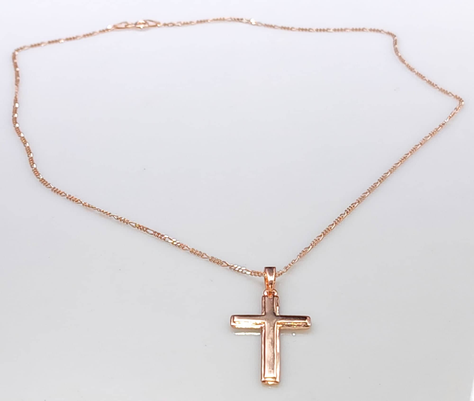 Rose Gold Cross