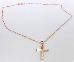 Rose Gold Cross