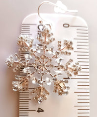 snowflake earrings