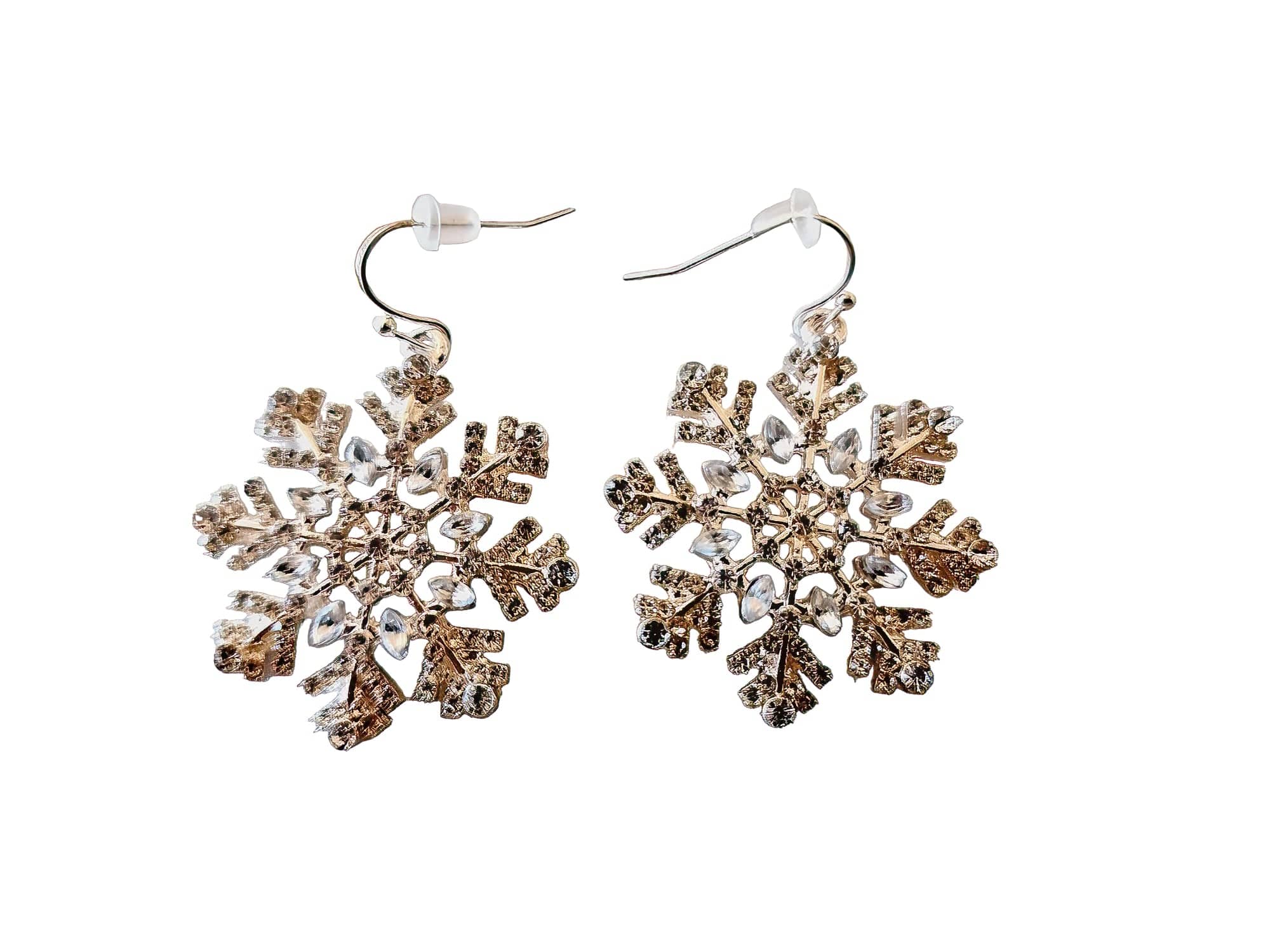 snowflake earrings