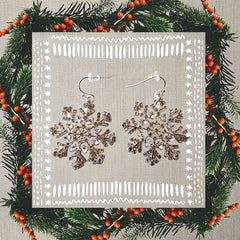 snowflake earrings