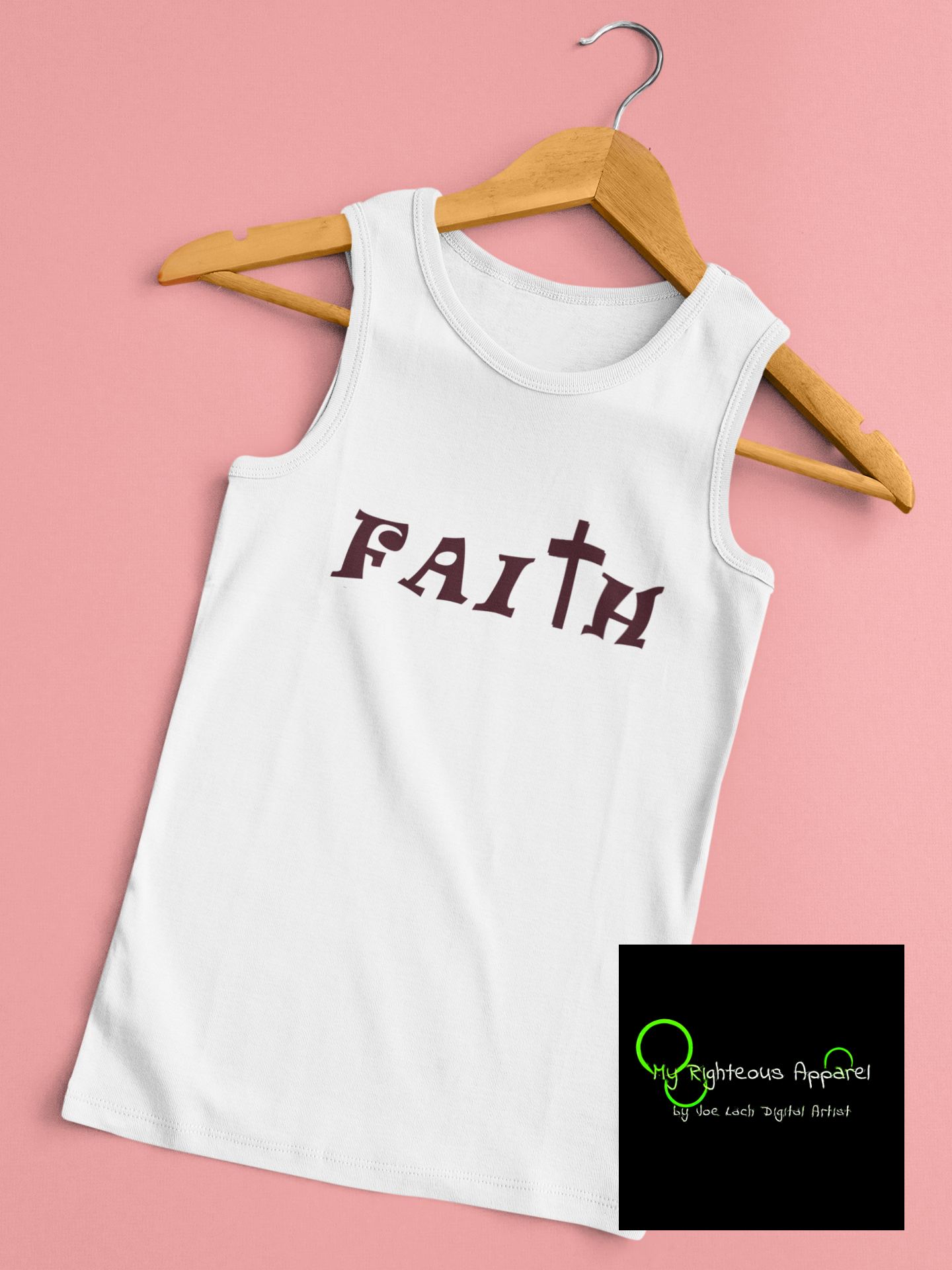 Next Level Ideal Racerback Tank "Faith" 2 (4623556575326)