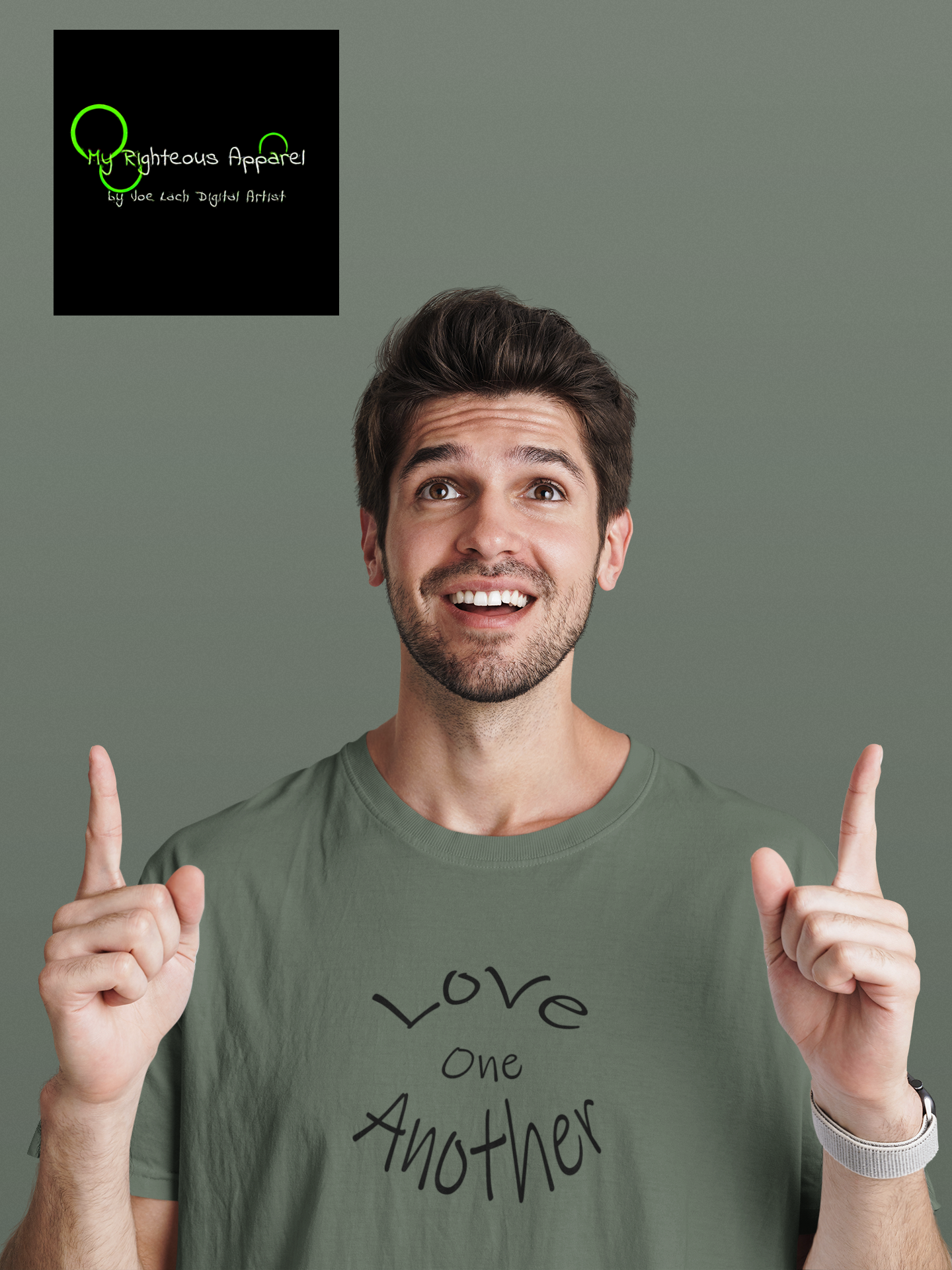 Jersey Short Sleeve Tee "Love One Another" (4780178112606) (4780194857054)