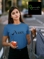 Bella & Canvas Short Sleeve Tee "Peace" black font (4766738088030)