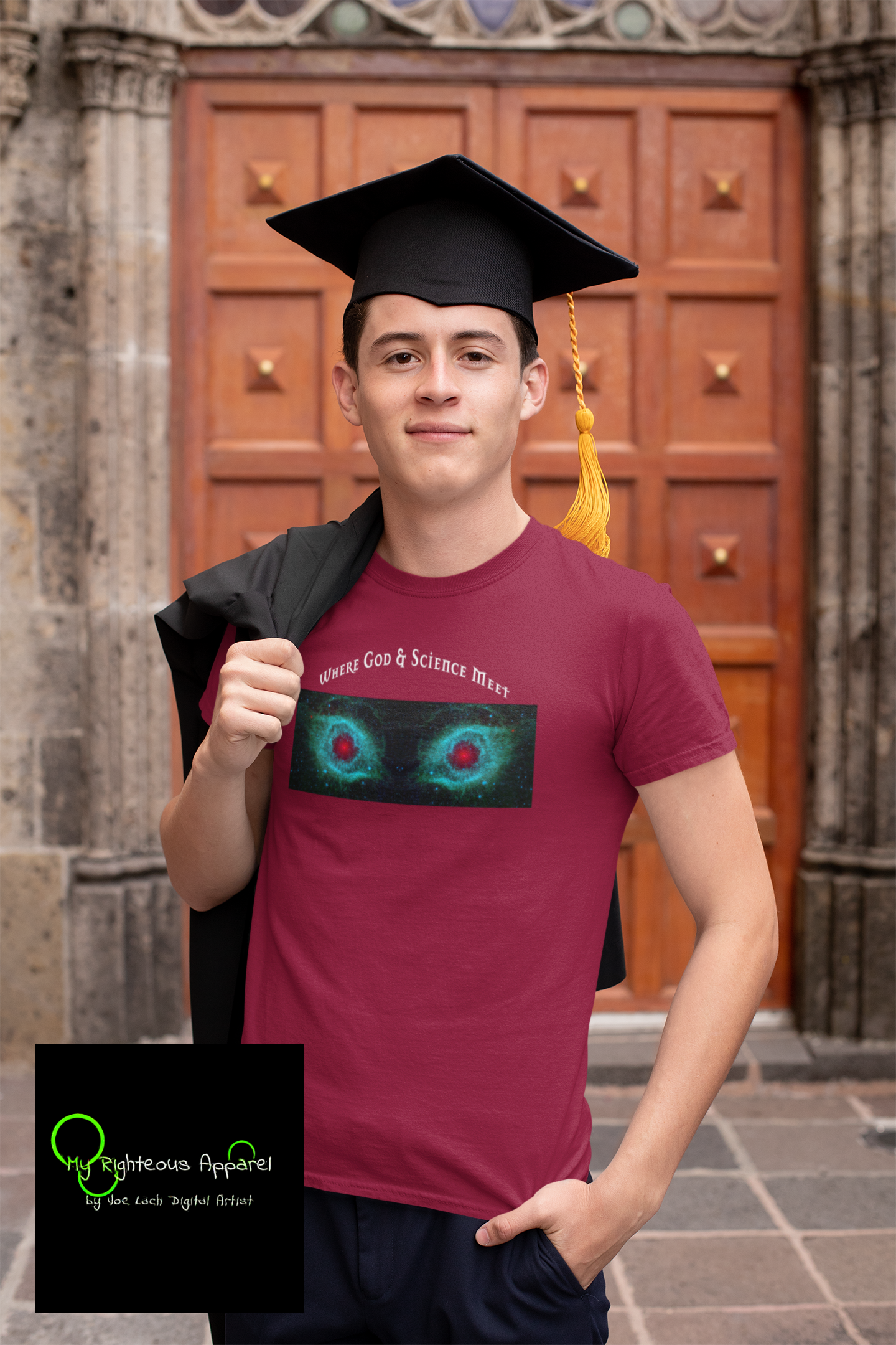 Bella & Canvas 3001 "God and Science" (4726620946526)