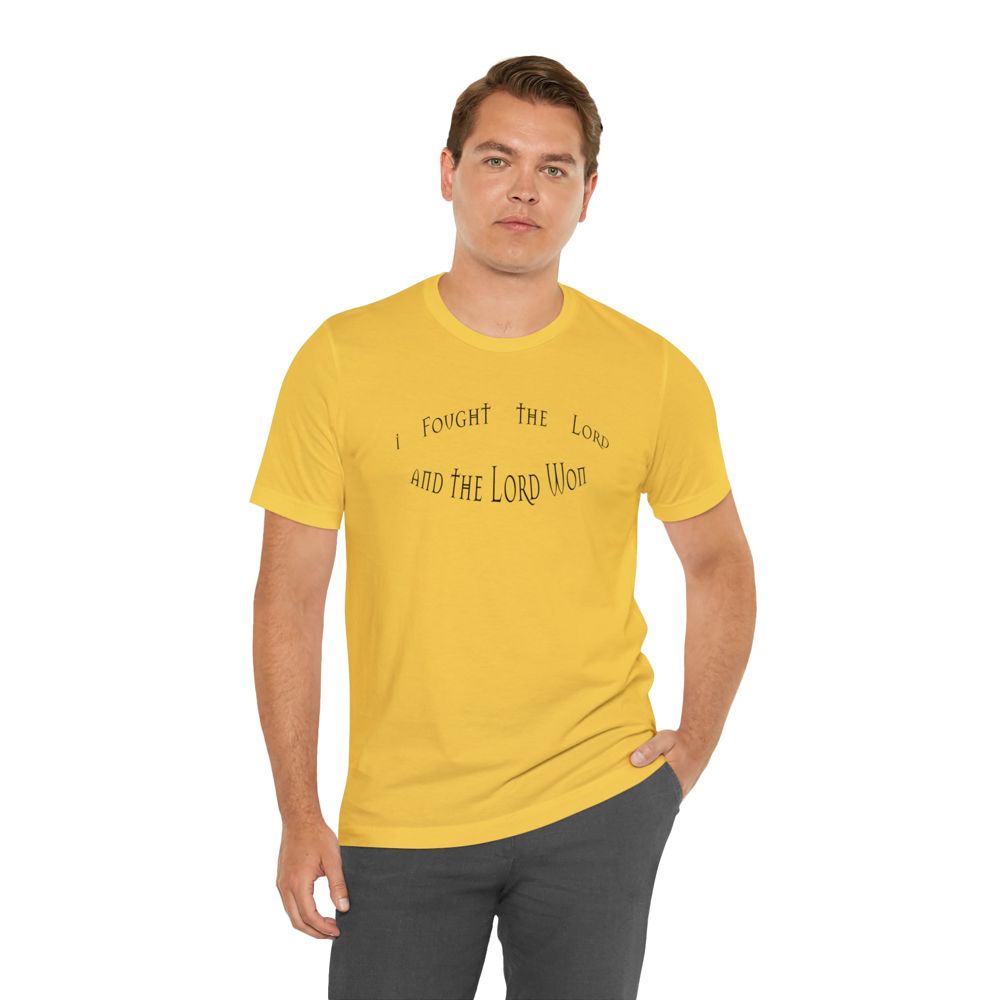 Bella & Canvas Short Sleeve Tee "The Lord Won"