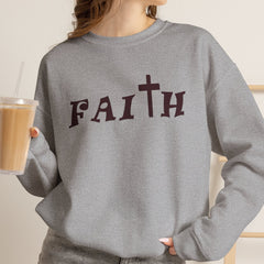 Heavy Blend™ Crewneck Sweatshirt "Faith" sp