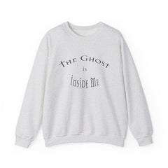 Heavy Blend Crewneck Sweatshirt "The Ghost is Inside Me" w