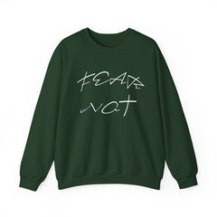 "Fear Not" Inspirational Christian Sweatshirt - Comfy Faith-Based Crewneck