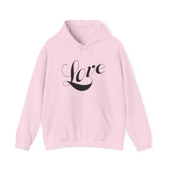 Heavy Blend™ Hooded Sweatshirt "Love" black font