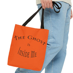Christian Halloween Tote Bag, The Ghost is Inside Me, Halloween Satire, Halloween Tote, Halloween Christian Bag